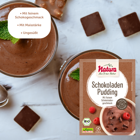 Bio Schokoladen Pudding 3er-Pack