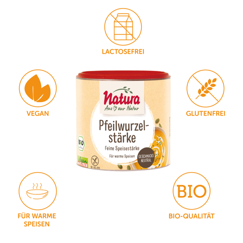Bio Pfeilwurzelstärke 125g