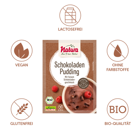Bio Schokoladen Pudding 3er-Pack