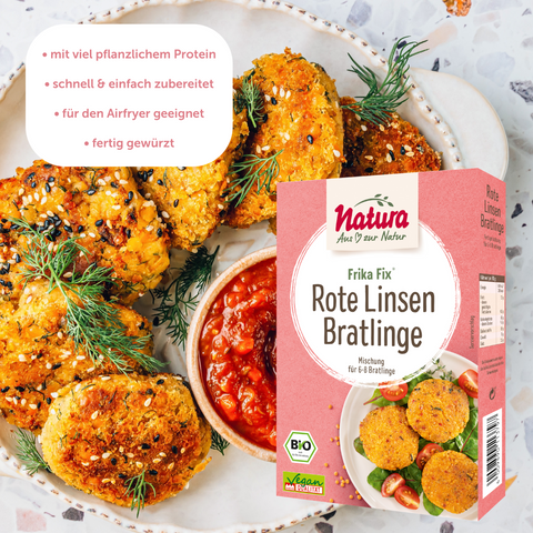 Frika Fix Bio Rote Linsen-Bratlinge 150g