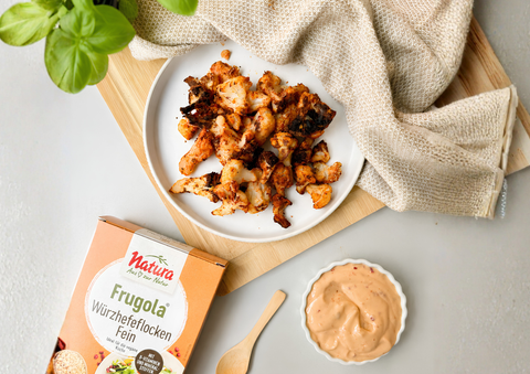 Knusprige Blumenkohl-Wings aus dem Airfryer | Veganer Snack