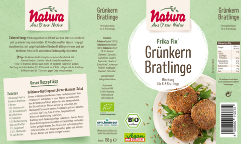 Frika Fix Bio Grünkern-Bratlinge 150g