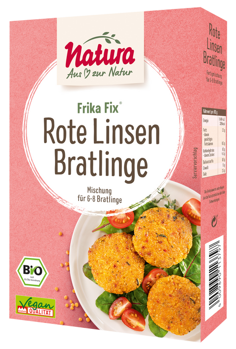 Frika Fix Bio Rote Linsen-Bratlinge 150g