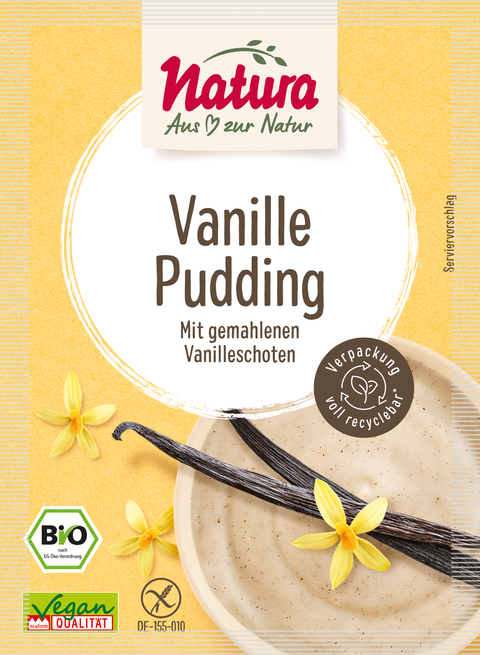Bio Vanille Pudding 3er-Pack