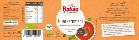 Bio Guarkernmehl 110g