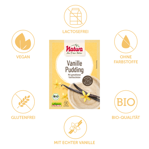 Bio Vanille Pudding 3er-Pack